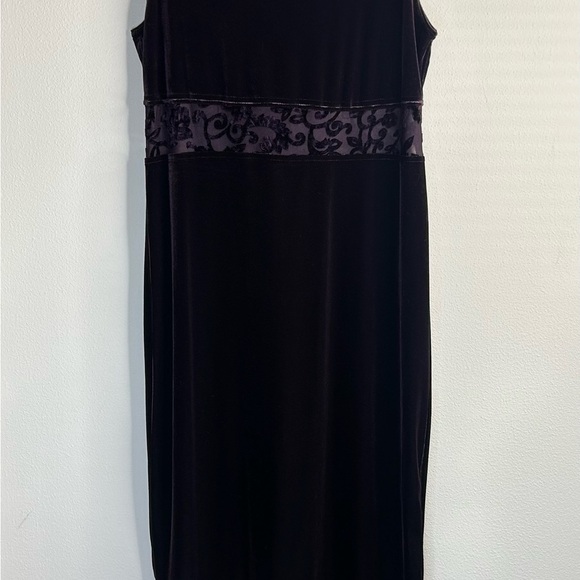 Dressing Clio Vintage 90s Velvet Dress Purple Size S Whimsygoth Renaissance Goth - Picture 15 of 15